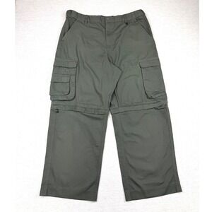 NWOT Boy Scouts of America Convertible Cargo Pants Men 38x27 Olive Green